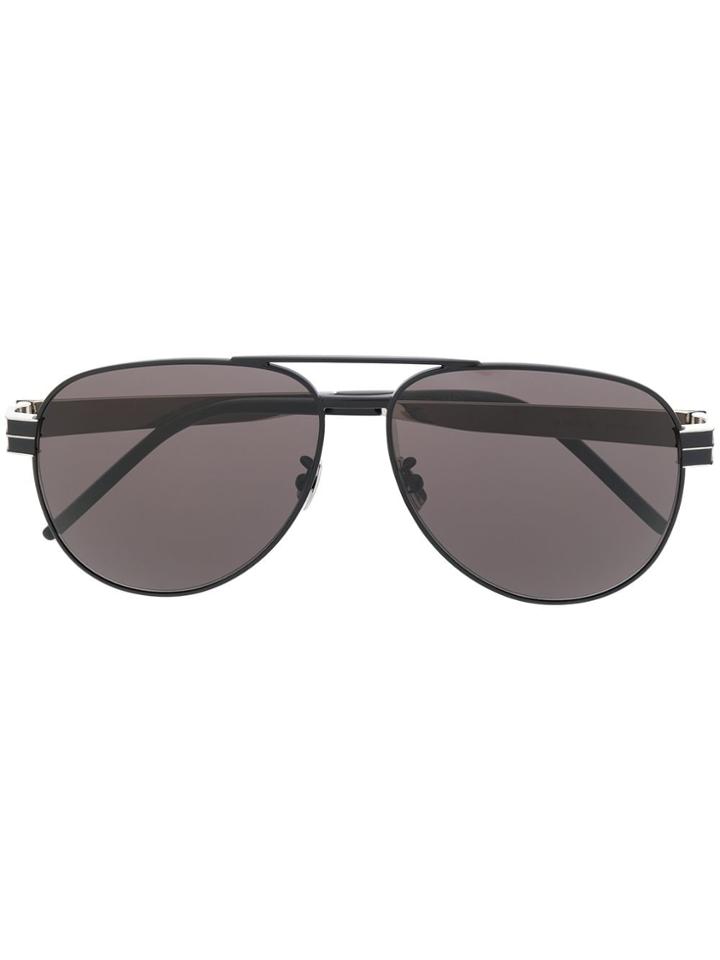 Saint Laurent Eyewear Slm53 Aviator-style Sunglasses - Black