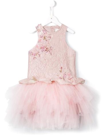 Mischka Aoki 'come Kiss Me' Dress, Girl's, Size: 8 Yrs, Pink/purple
