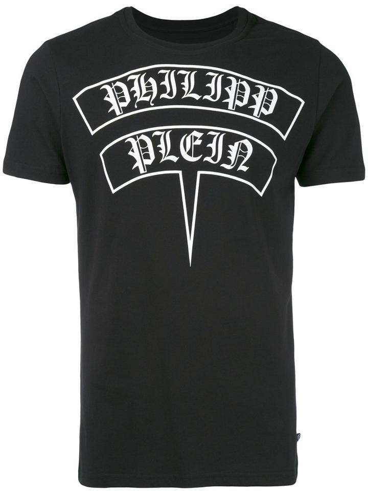 Philipp Plein - Gothic Logo T-shirt - Men - Cotton - Xxl, Black, Cotton