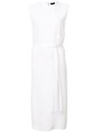 Joseph Belted Midi Dress - White