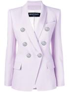Balmain Double-breasted Blazer - Purple