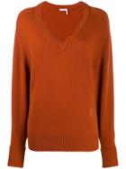 Chloé V-neck Sweater - Brown