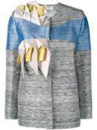 Tata Naka Calla Lilly Embellished Silk Jacket