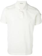 Moncler Logo Polo Shirt, Men's, Size: L, White, Cotton