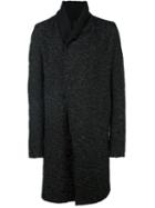 Poème Bohémien Raw Edge Shawl Collar Coat