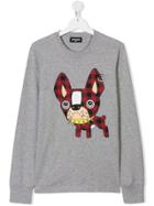Dsquared2 Kids Dog Print Sweatshirt - Grey