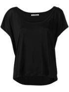 Acne Studios Scoop Neck T-shirt, Women's, Size: Xs, Black, Lyocell