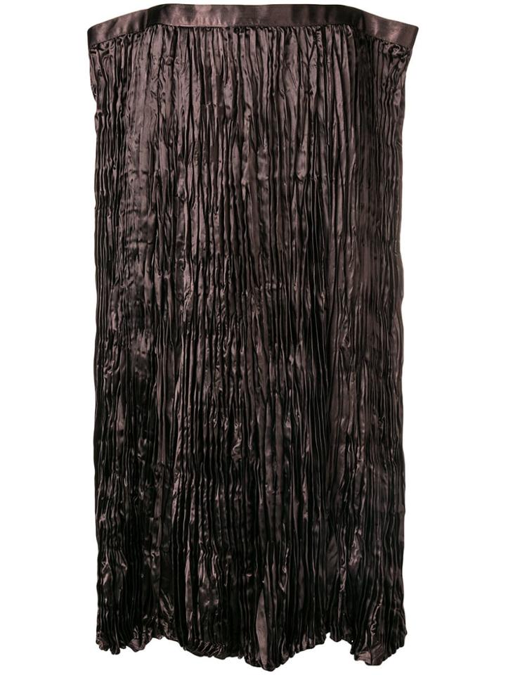 Junya Watanabe Asymmetric Shaped Skirt - Brown