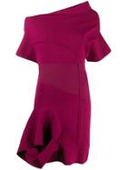 Rick Owens Asymmetric Ruffled Dress - Pink
