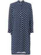 Peter Jensen Polka Dot Shirt Dress - Blue