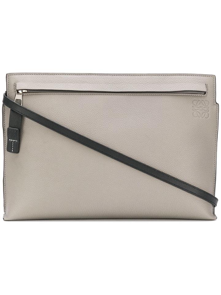 Loewe T Pouch Bag - Grey