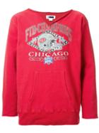 H Beauty & Youth Chicago Logo Sweatshirt, Men's, Size: Small, Red, Cotton