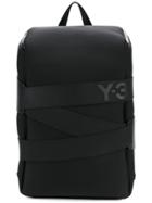 Y-3 Strapped Backpack - Black
