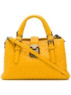 Bottega Veneta Intrecciato Weave Tote - Yellow & Orange