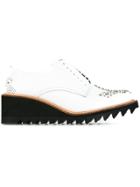Y's Shark Sole Lace-up Shoes - White