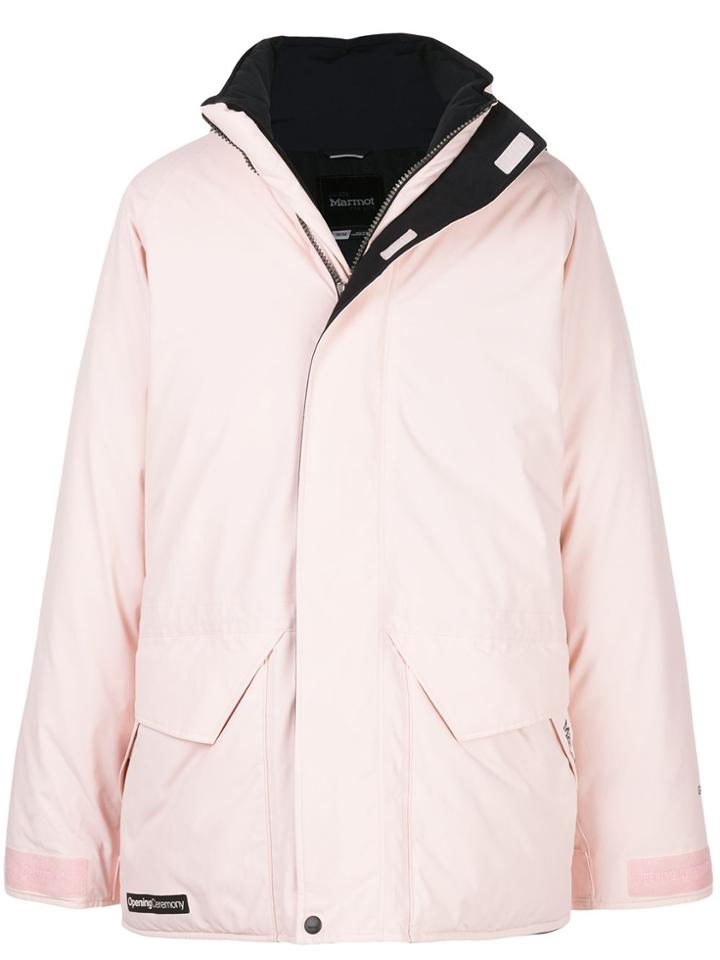 Opening Ceremony X Marmot Hooded Padded Jacket - Pink