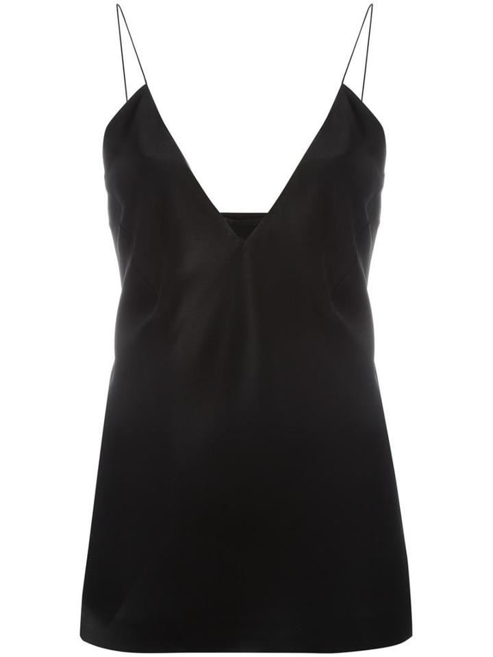 Haider Ackermann Spaghetti Strap Vest, Women's, Size: 38, Black, Acetate/rayon