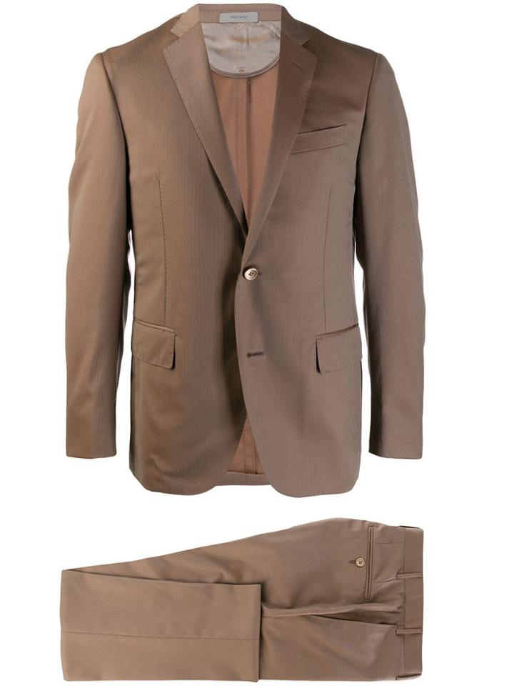 Corneliani Satin Finish Two-piece Suit - Neutrals