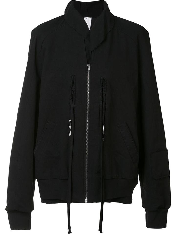Damir Doma Zipped Hooded Jacket, Men's, Size: Xl, Black, Cotton/wool/polyimide