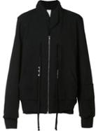 Damir Doma Zipped Hooded Jacket, Men's, Size: Xl, Black, Cotton/wool/polyimide