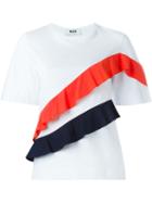 Msgm Ruffles T-shirt