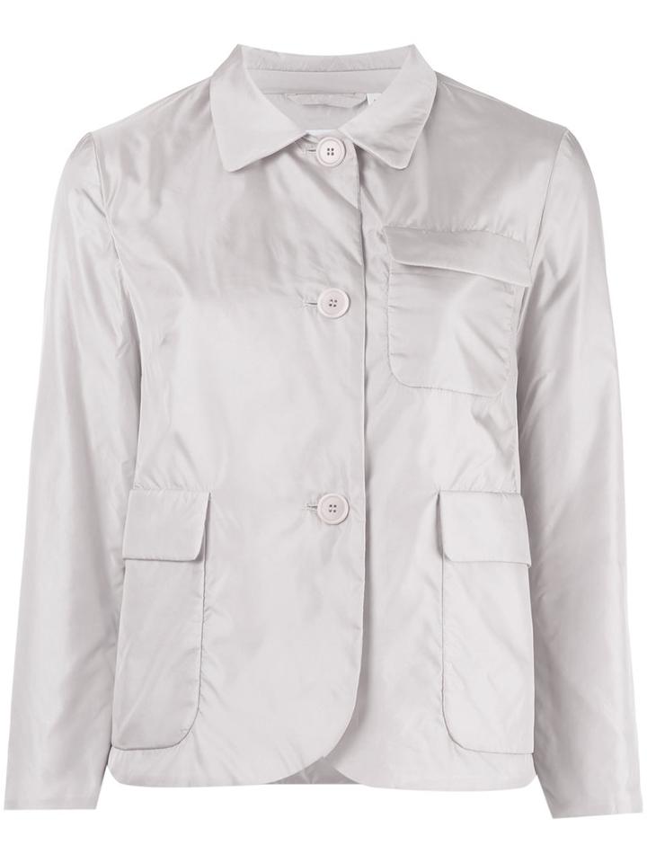 Aspesi - Americana Cropped Jacket - Women - Polyamide/polyester - S, Women's, Pink/purple, Polyamide/polyester