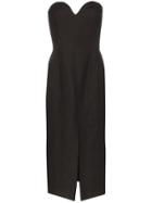 Mara Hoffman Diaz Strapless Midi-dress - Black