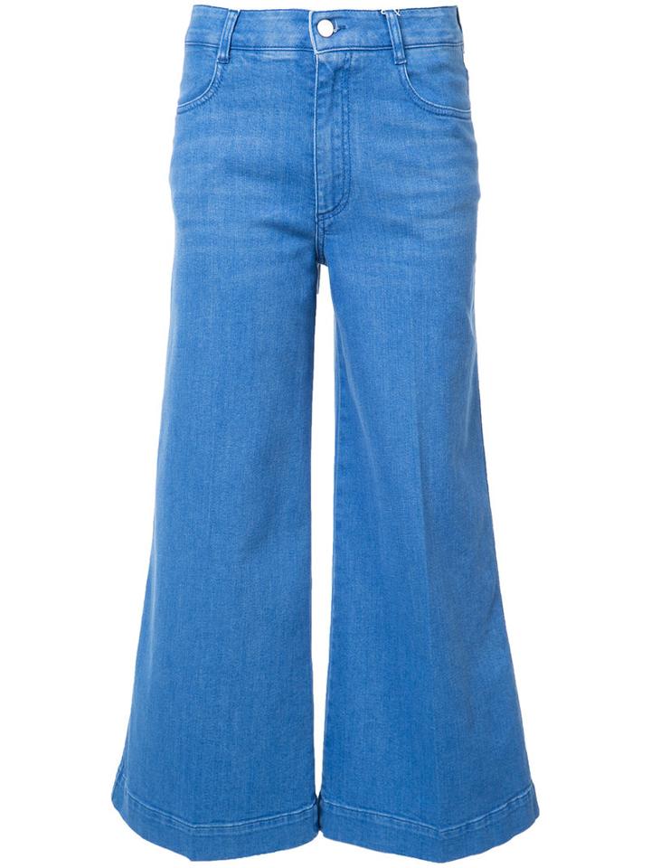 Stella Mccartney Stella Mccartney 455881sgh15 4201 Ultra Blue Artificial->acetate, Women's, Size: 26, Cotton/spandex/elastane