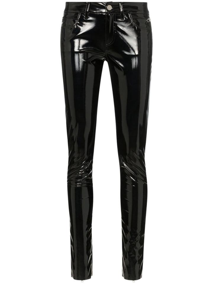 1017 Alyx 9sm Slim-fit Vinyl Trousers - Black