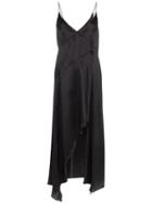 Le Kasha Niya Asymmetric Slip Dress - Black