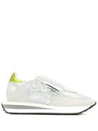 Ghoud Metallic Detail Sneakers - White