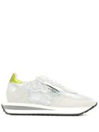 Ghoud Metallic Detail Sneakers - White