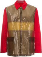 Comme Des Garçons Vintage Pvc Panel Jacket - Red