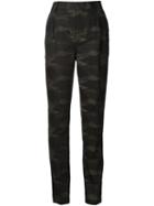 Blk Dnm Camouflage Slim Trousers