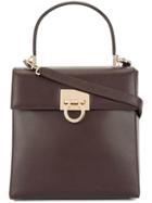 Salvatore Ferragamo Vintage Gancini 2way Hand Bag - Brown