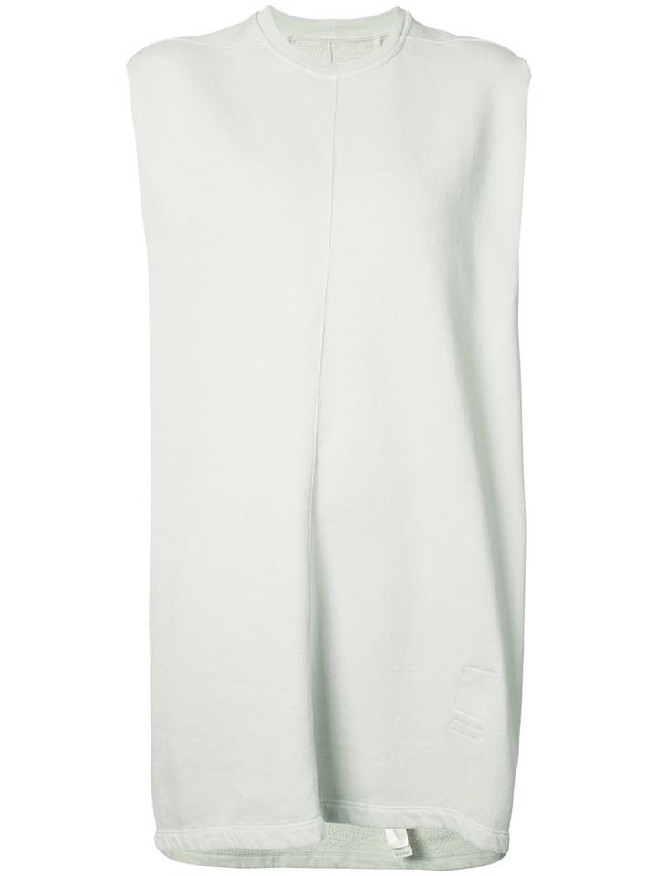 Rick Owens Drkshdw - Audrey Sleeveless Tunic - Women - Cotton - S, Grey, Cotton