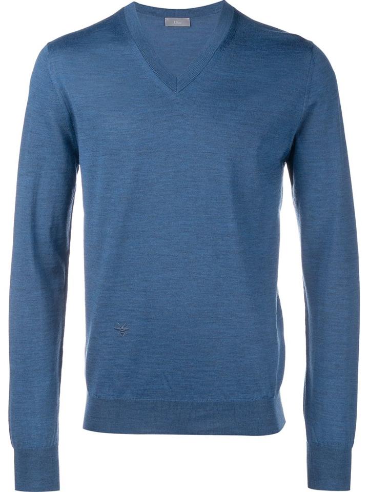 Dior Homme Embroidered Bee Logo Jumper
