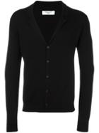 Fashion Clinic V-neck Cardigan, Men's, Size: 46, Black, Wool