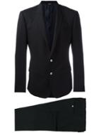 Dolce & Gabbana Formal Suit, Men's, Size: 52, Blue, Virgin Wool/spandex/elastane