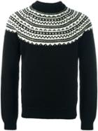Saint Laurent Fair Isle Knitted Sweater
