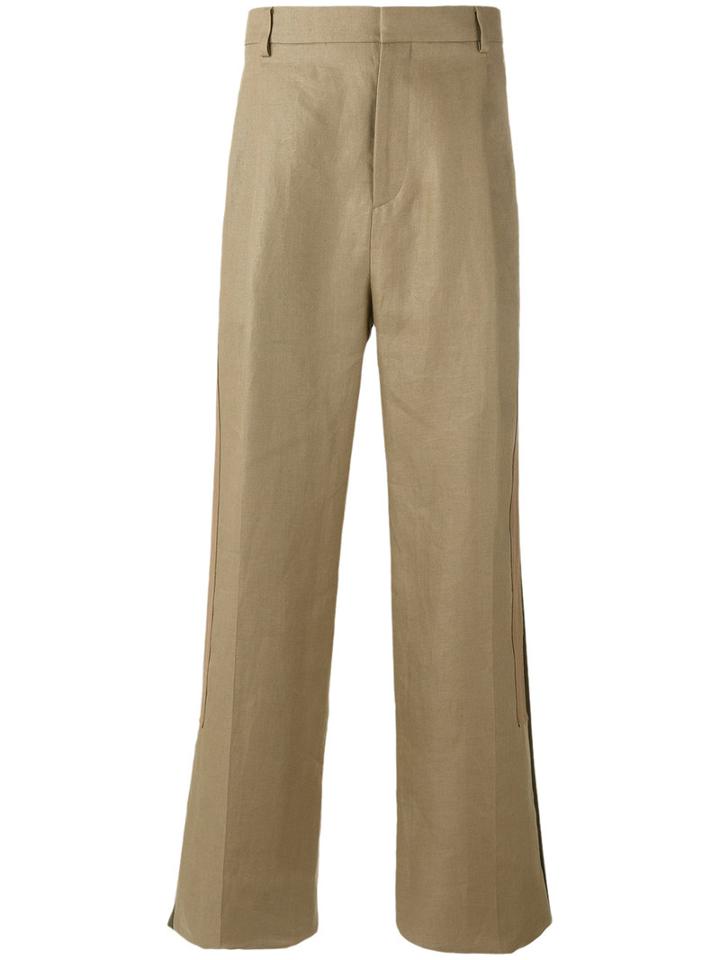 Givenchy Wide Leg Trousers, Men's, Size: 48, Nude/neutrals, Linen/flax/wool/mohair/cotton