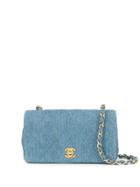 Chanel Pre-owned Chain Shoulder Bag Denim 85-93's - Blue