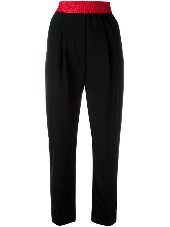 Haider Ackermann Side-striped Trousers, Women's, Size: 36, Black, Silk/cotton/rayon/wool