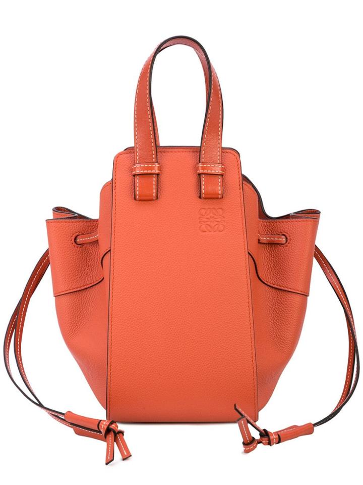 Loewe Hammock Drawstring Mini Bag - Orange