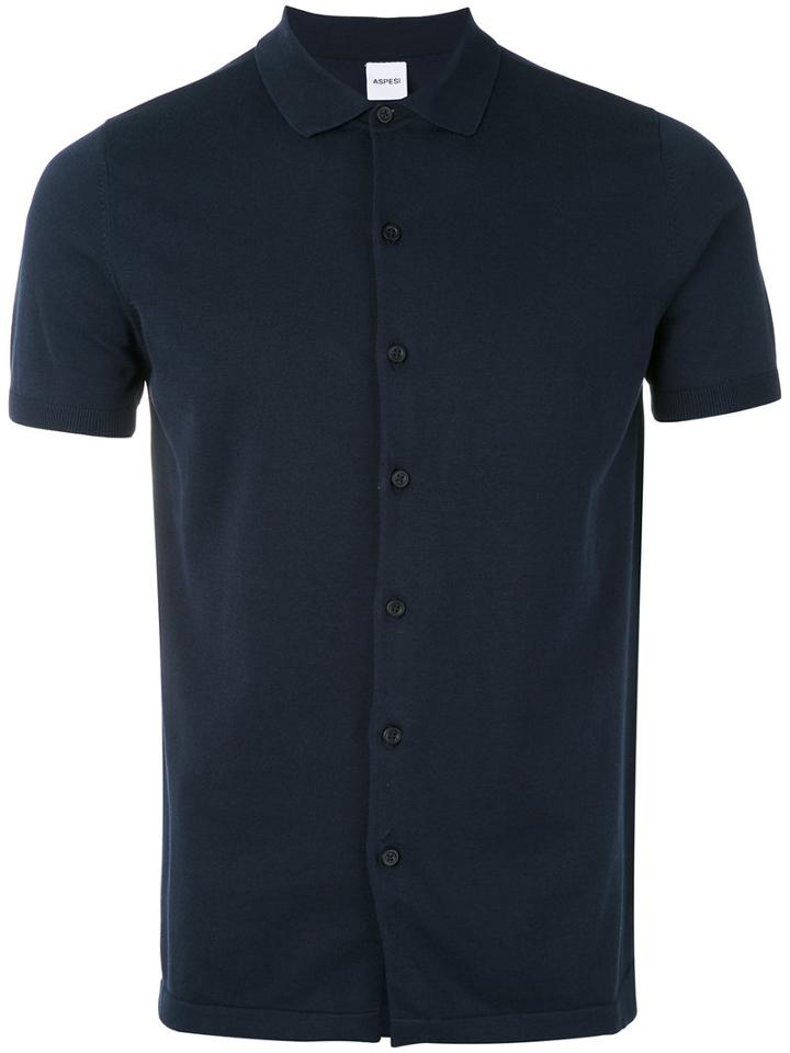 Aspesi - Classic Polo Shirt - Men - Cotton - 46, Blue, Cotton