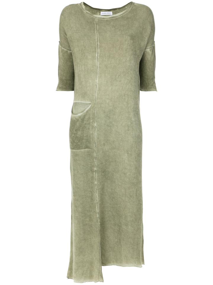 Mara Mac Side Pocket Dress - Green
