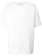 Les Benjamins Layered T-shirt, Men's, Size: Medium, White, Cotton/spandex/elastane/polyester/viscose