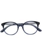 Bottega Veneta Eyewear Round Shaped Glasses - Blue
