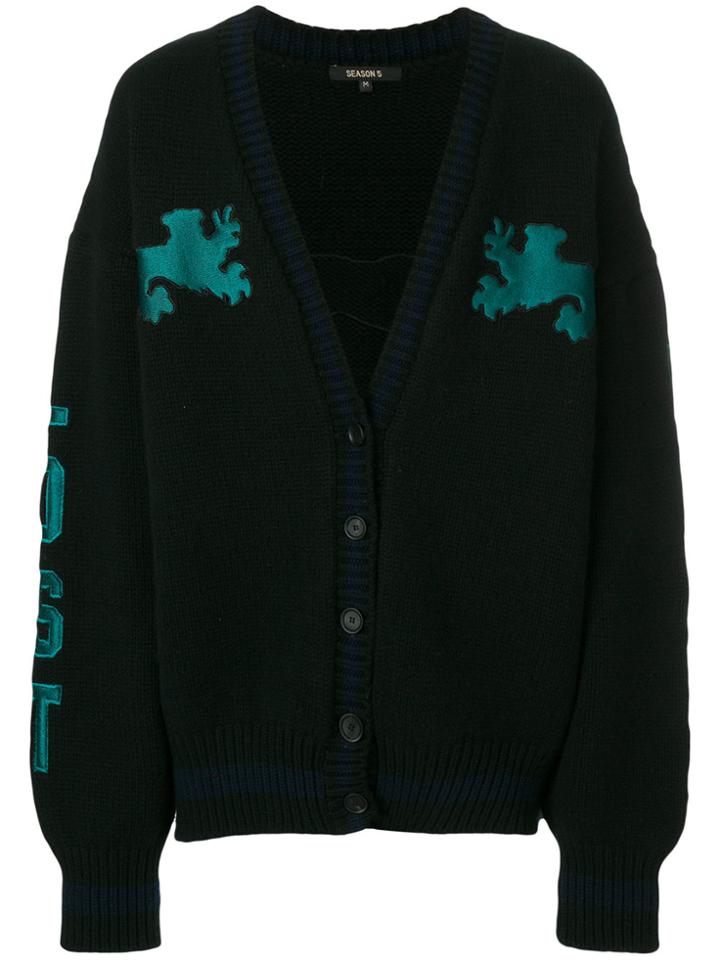Yeezy Graphic Cardigan - Blue
