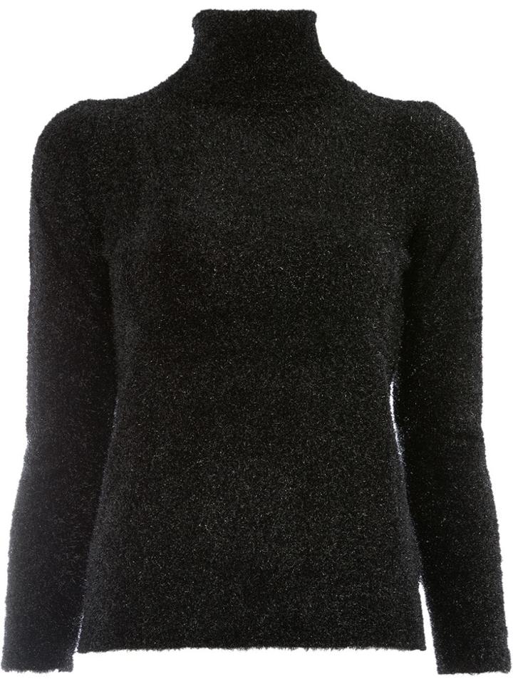 Sara Lanzi Turtleneck Jumper - Black